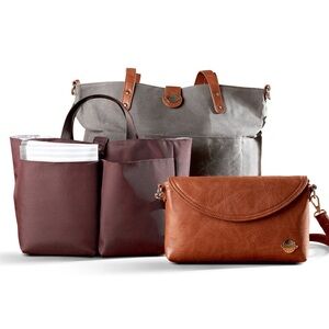 Momkindness CarryAll Tote Bundle - diaper bag/laptop bag/purse combo